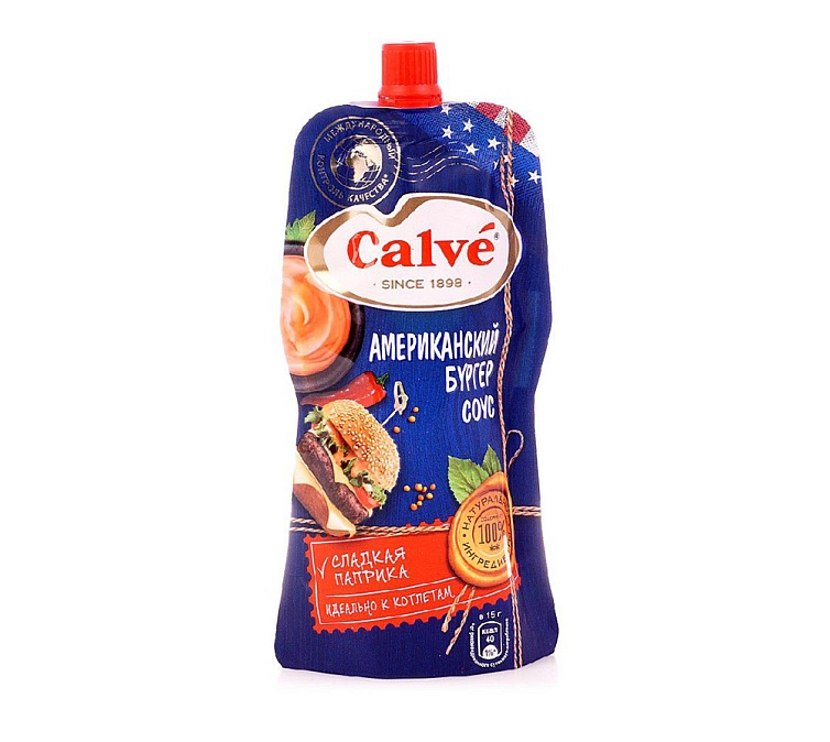 Соус 230г Calve Американский бургер Соус 230г Calve Американский бургер