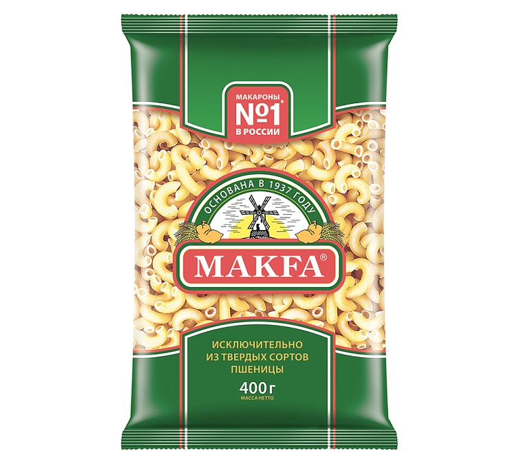 Рожки 400г Макфа Рожки 400г Макфа