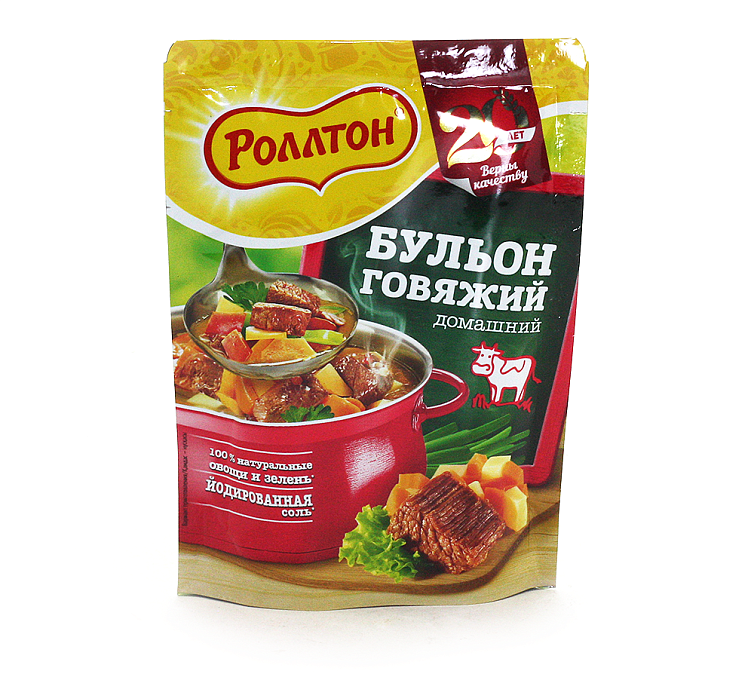 Бульон домашний 90г Роллтон говяжий