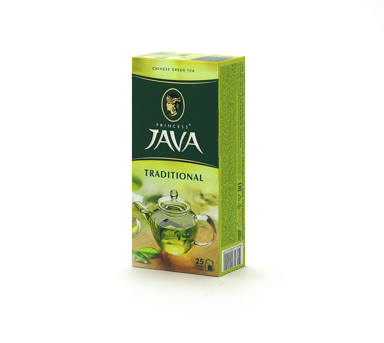 Чай Принцесса Ява 25 пак зеленый традиционный