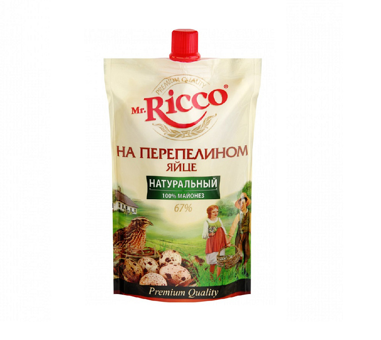 Майонез 67% 220г Ricco на перепелином яйце