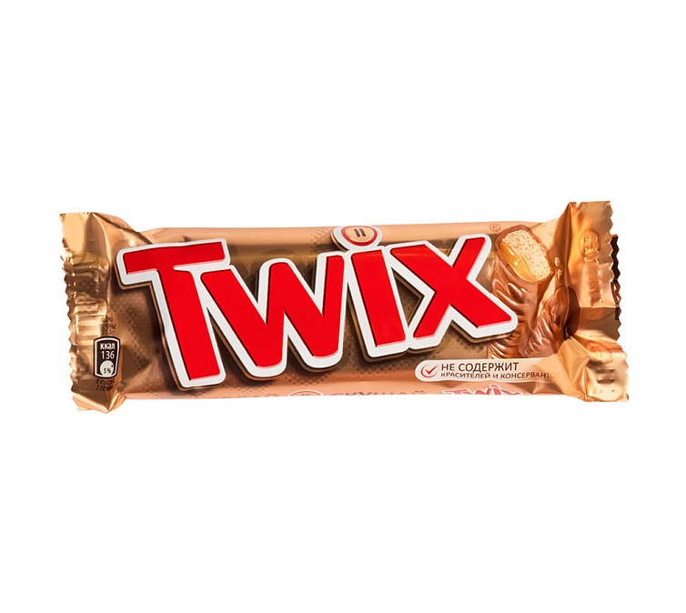 Шоколадный батончик 55г Twix