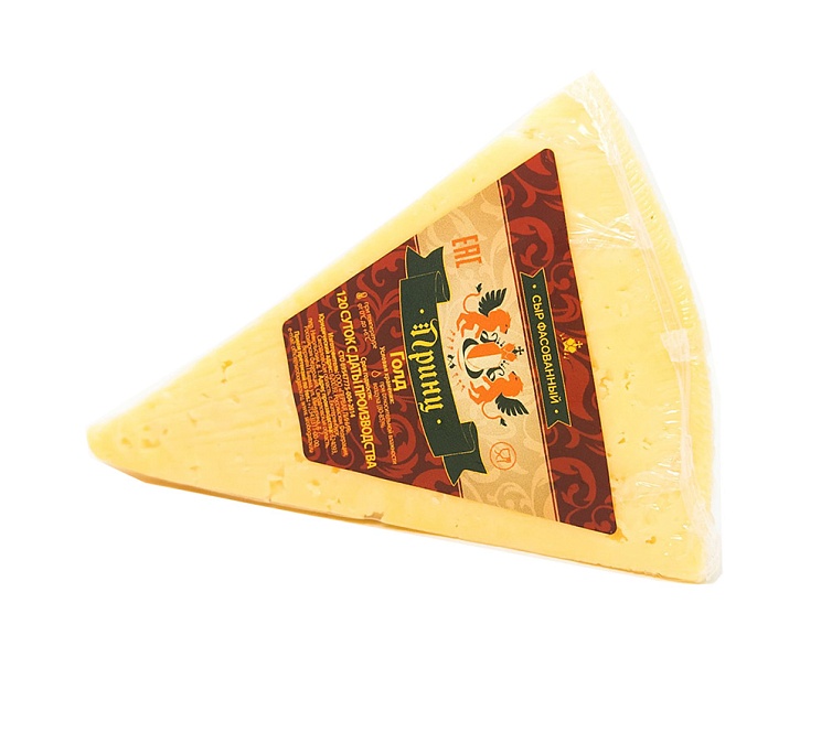 Сыр твердый 45% 200г Принц Голд Первая Линия