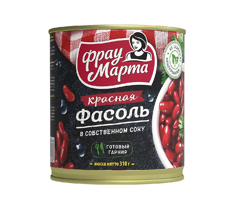 Фасоль красная 310г Фрау Марта