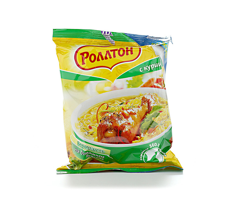 Вермишель 60г Роллтон с курицей