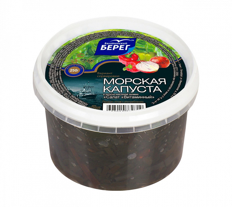 Салат 250г ББ Витаминный из морской капусты Салат 250г ББ Витаминный из морской капусты