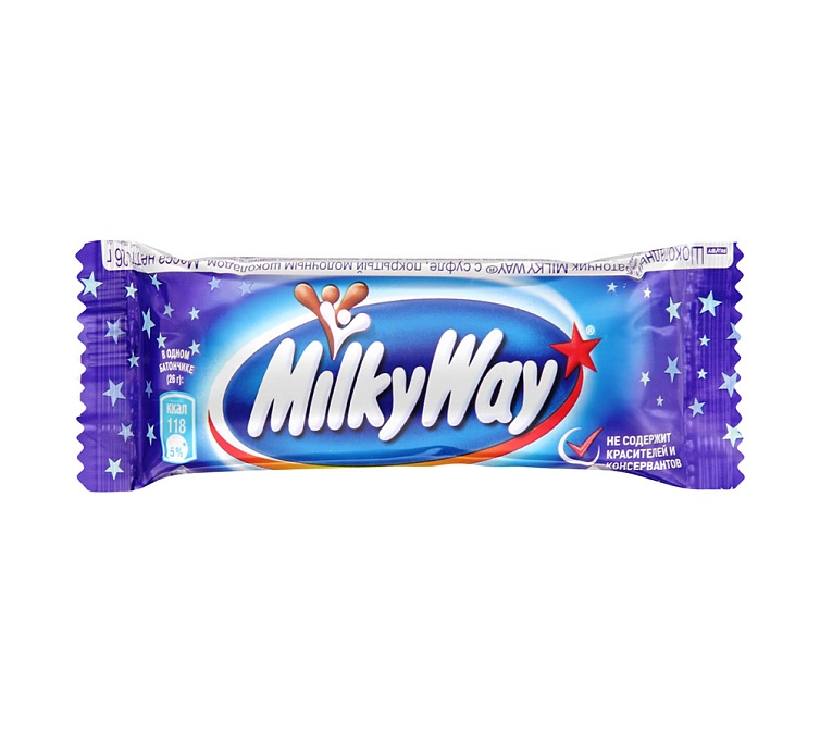 Шоколадный батончик 26г Milky Way Шоколадный батончик 26г Milky Way