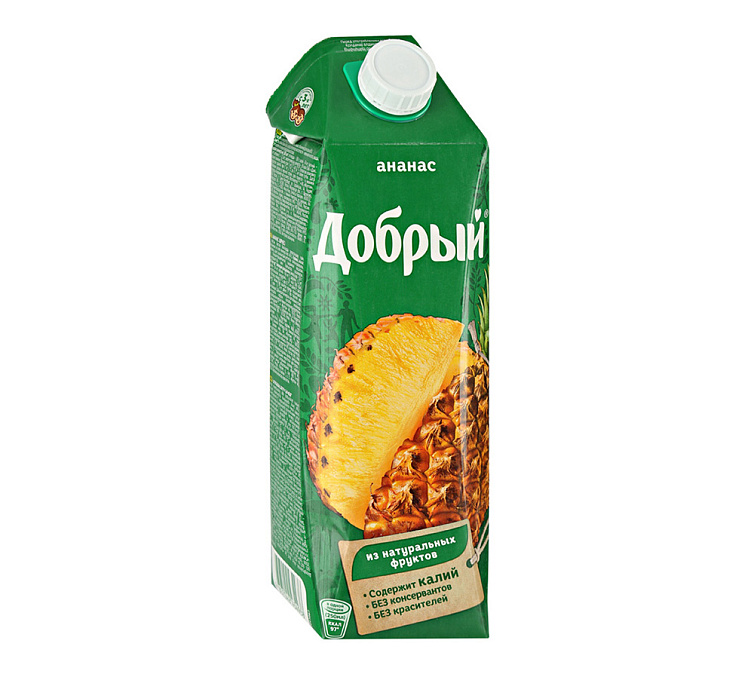 Нектар 1л Добрый Ананасовый