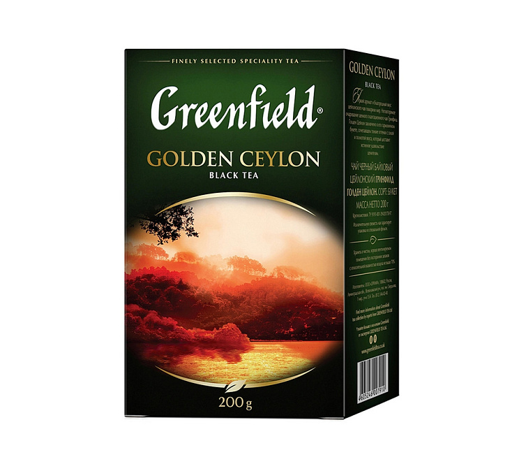 Чай черный 200г Greenfield Golden Ceylon