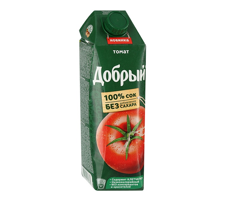 Сок 1л Добрый Томатный Сок 1л Добрый Томатный