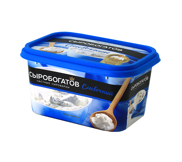 Сыр плавленый 50% 400г Сливочный Сыробогатов