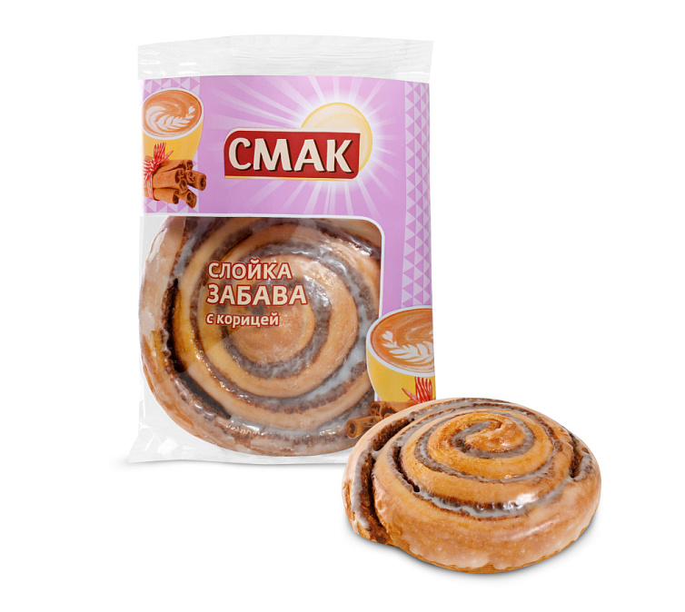 Слойка Забава с корицей 100г СМАК