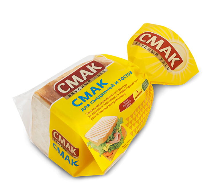 Хлеб 500г Тостовый нарезка 