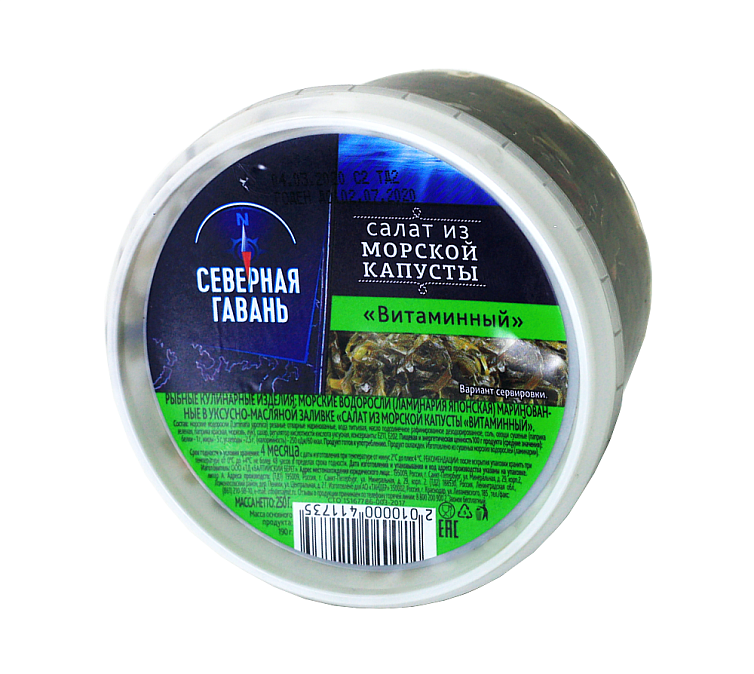 Салат 400г Северная гавань из морской капусты
