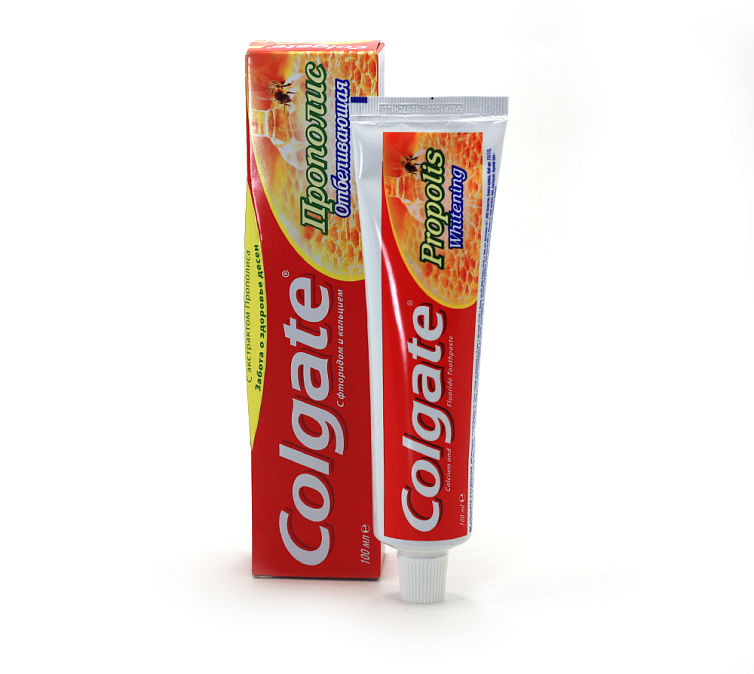 Зубная паста 100мл COLGATE Прополис Отбеливающая Зубная паста 100мл COLGATE Прополис Отбеливающая