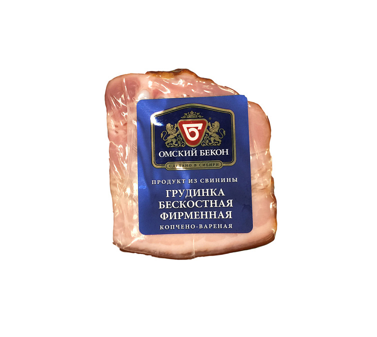 Грудинка б/к к/в Фирменная Омский Бекон 