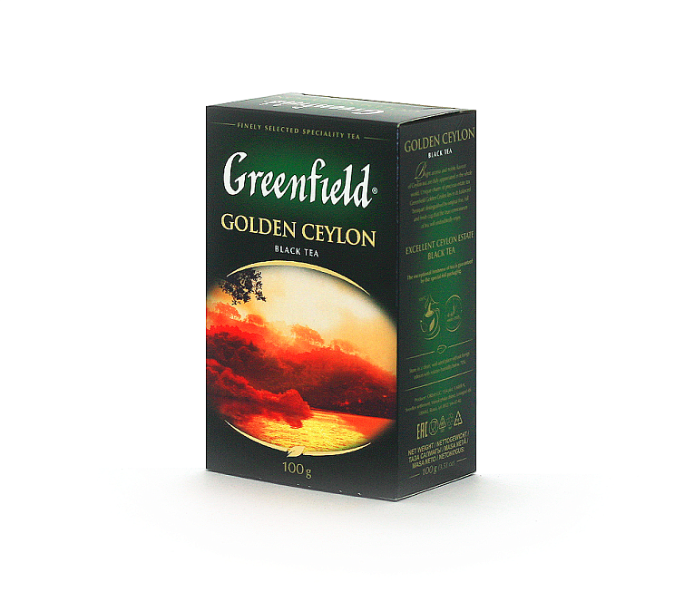 Чай черный 100г Greenfield Golden Ceylon