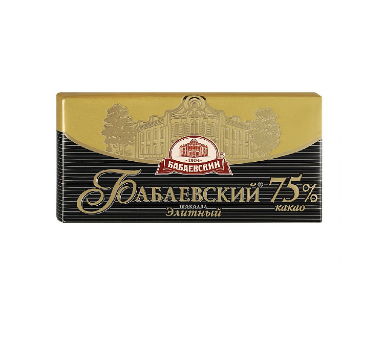 Шоколад 90г Бабаевский Элитный 75% какао Шоколад 90г Бабаевский Элитный 75% какао