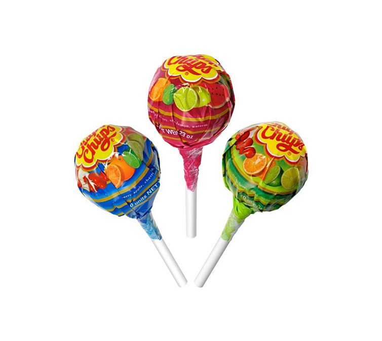 Карамель Chupa Chups Чупа чупс с жевачкой