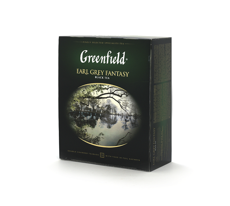Чай черный 100пак Greenfield Earl Grey Fantasy