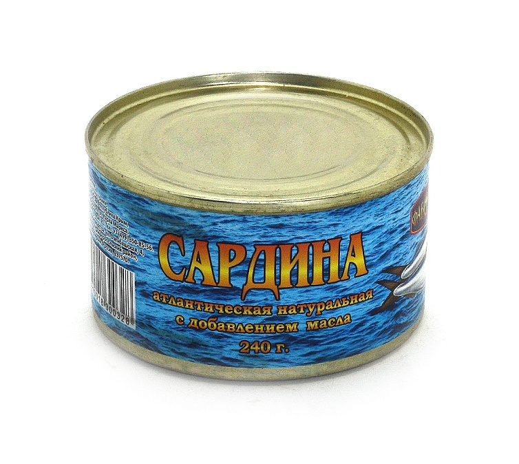Сардина в масле 240г Фаворит ж/б Сардина в масле 240г Фаворит ж/б