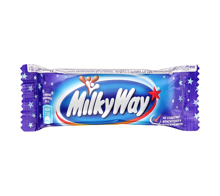 Шоколадный батончик 26г Milky Way