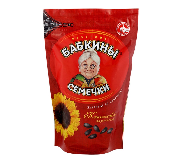 Семечки 300г Бабкины жареные Семечки 300г Бабкины жареные