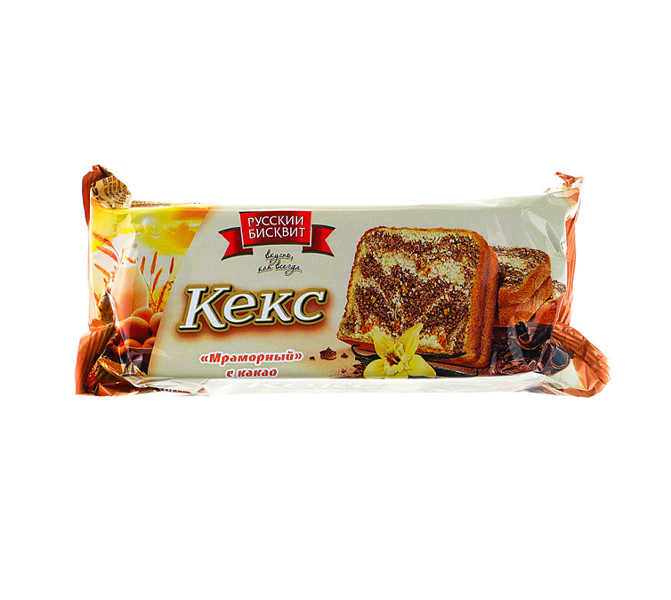 Кекс 225г Русский бисквит Мраморный