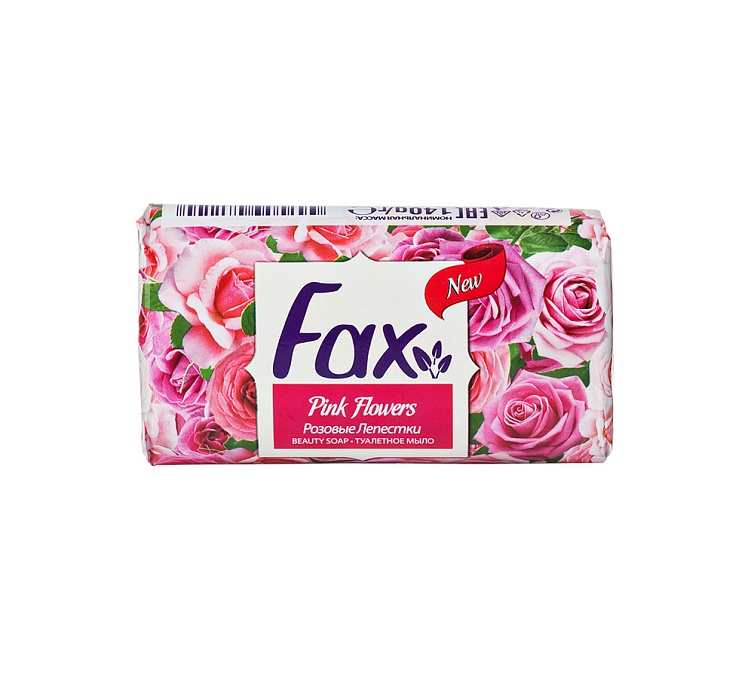 Мыло туалетное 140г Fax Розовые лепестки