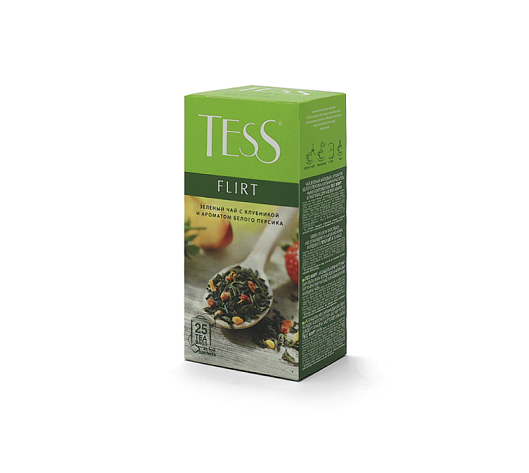 Чай Tess Flirt 25 пак зеленый Чай Tess Flirt 25 пак зеленый