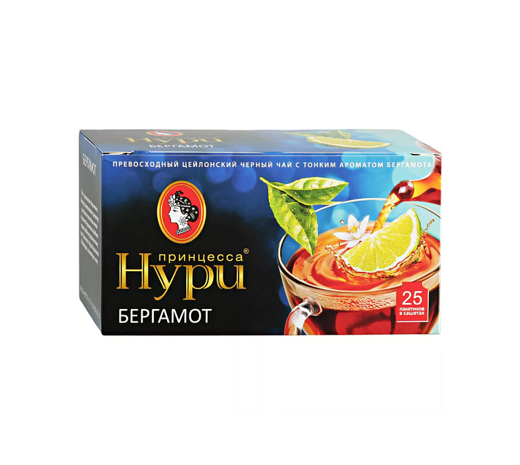 Чай Принцесса Нури 25пак бергамот апельсин
