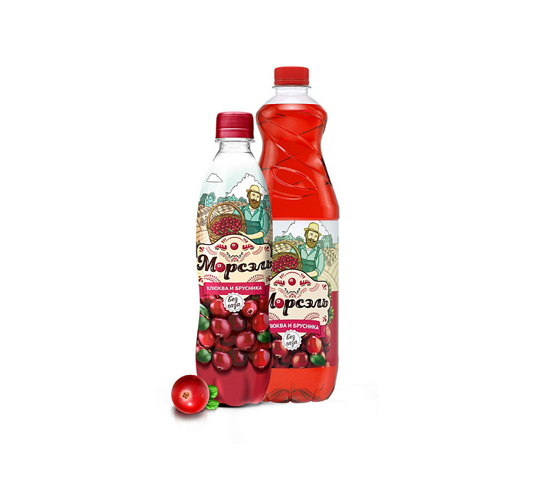 Напиток Морсэль 1л Клюква и брусника Ниагара