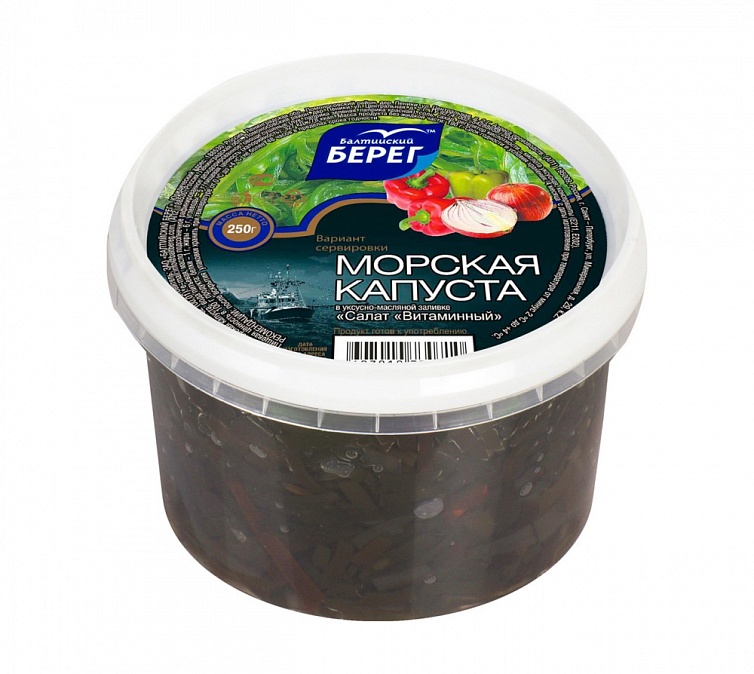Салат 250г ББ Витаминный из морской капусты Салат 250г ББ Витаминный из морской капусты
