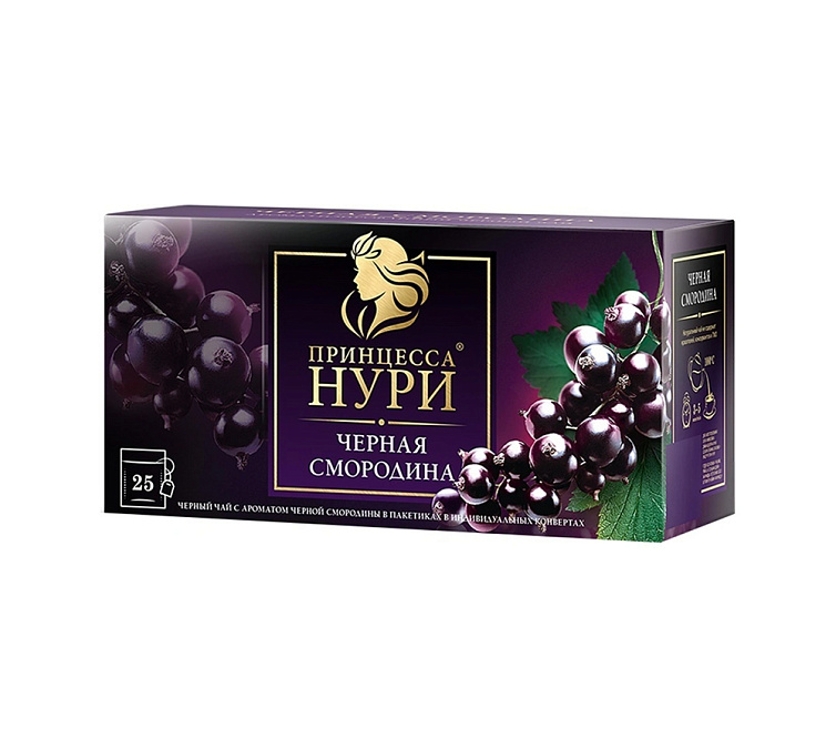 Чай Принцесса Нури 25пак черная смородина