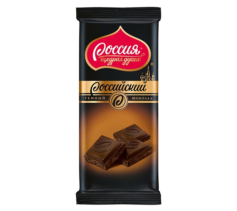 Шоколад 90г Российский Тёмный