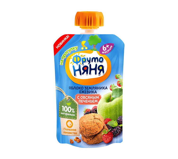 Кусочки фруктов 15г ФрутоНяня
