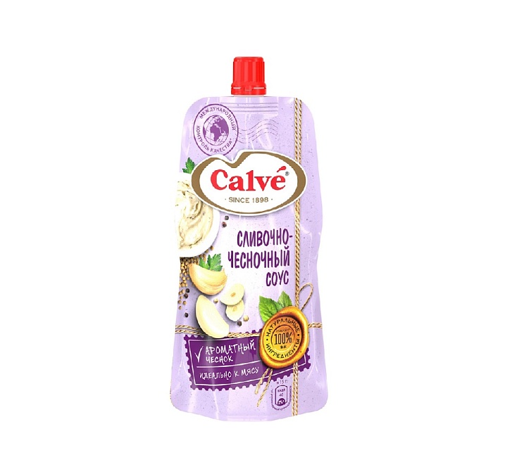 Соус 230г Calve сливочно-чесночный Соус 230г Calve сливочно-чесночный