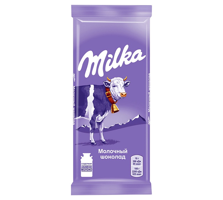 Шоколад 85г Милка Молочный Шоколад 85г Милка Молочный