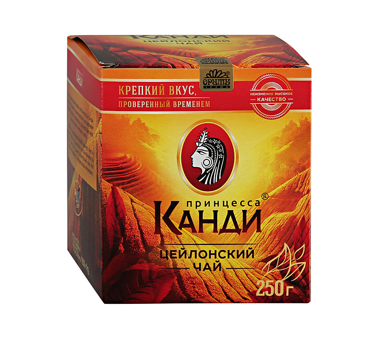 Чай черный 250г Принцесса Канди медиум