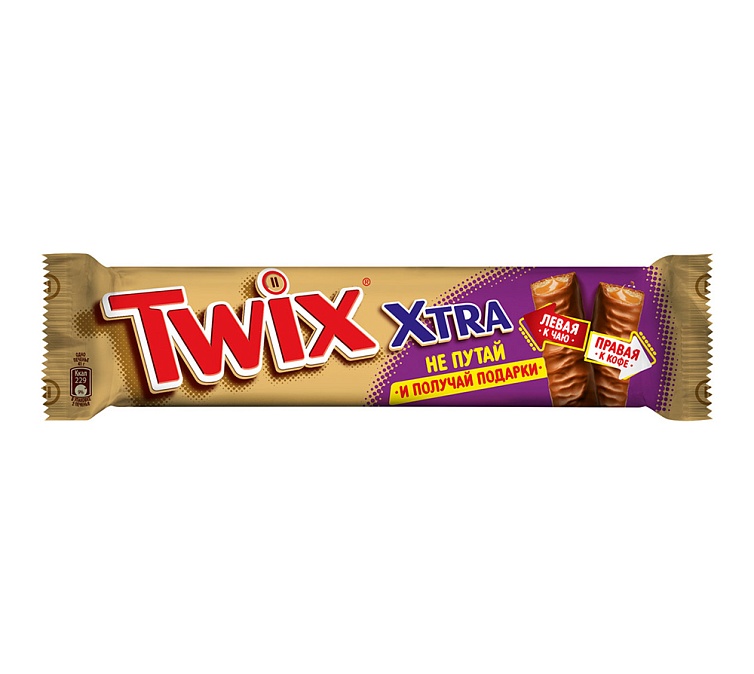Шоколадный батончик 82г Twix Шоколадный батончик 82г Twix